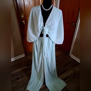 Elegant Mint Green Women's Jumpsuit